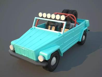 Volkswagen Thing or safari Dune modified PRINTABLE