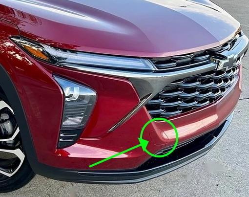 Chevrolet Trax 2022-2025 Front Bumper Plug. OEM Number 42771398