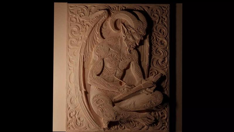 Incubus CNC 3d Print High Relief Sand Casting