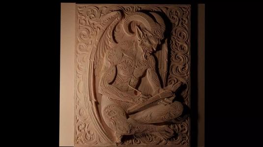 Incubus CNC 3d Print High Relief Sand Casting