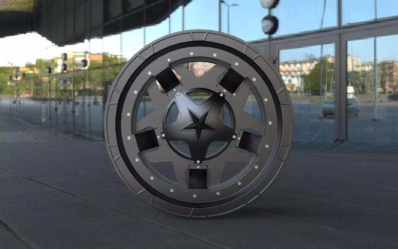 XD Series Rockstar RS3 Wheel  Matte Black Jeep
