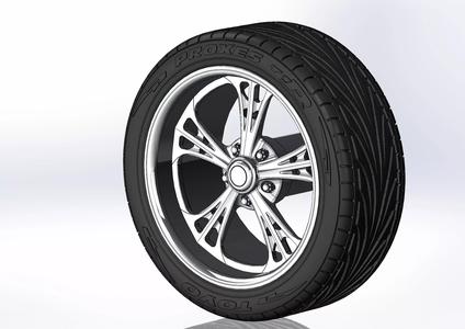 Custom wheel US Mags Venom for your scale model