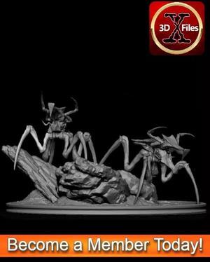 Starship Troopers - Arachnid Statue Diorama