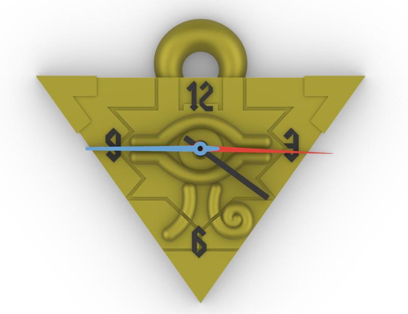 Yu-Gi-Oh Inspired Millennium Puzzle Clock