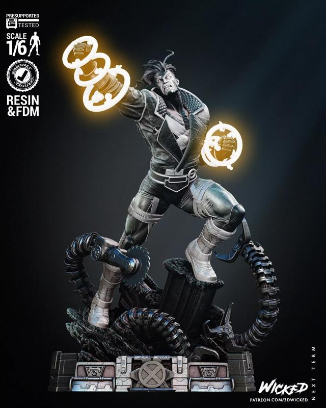 Wicked Marvel Havok Sculpture