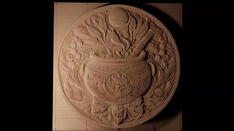 Cauldron CNC 3d Print High Relief Sand Casting