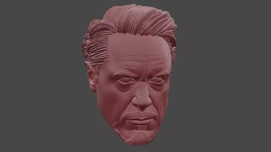 Tony Stark Iron man head sculpt for custom figures