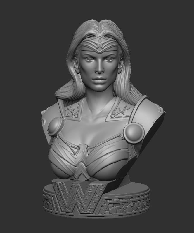 Medieval Wonder Woman Bust