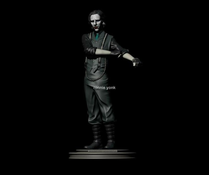 marilyn manson 3D printing