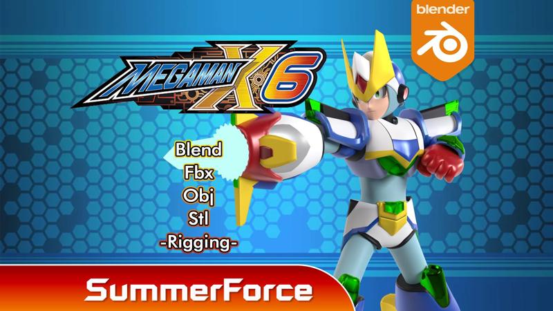 Megaman Blade Armor - Mega Man X6