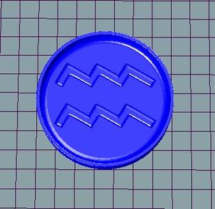 TABLET ZODIAC AQUARIO 7CM