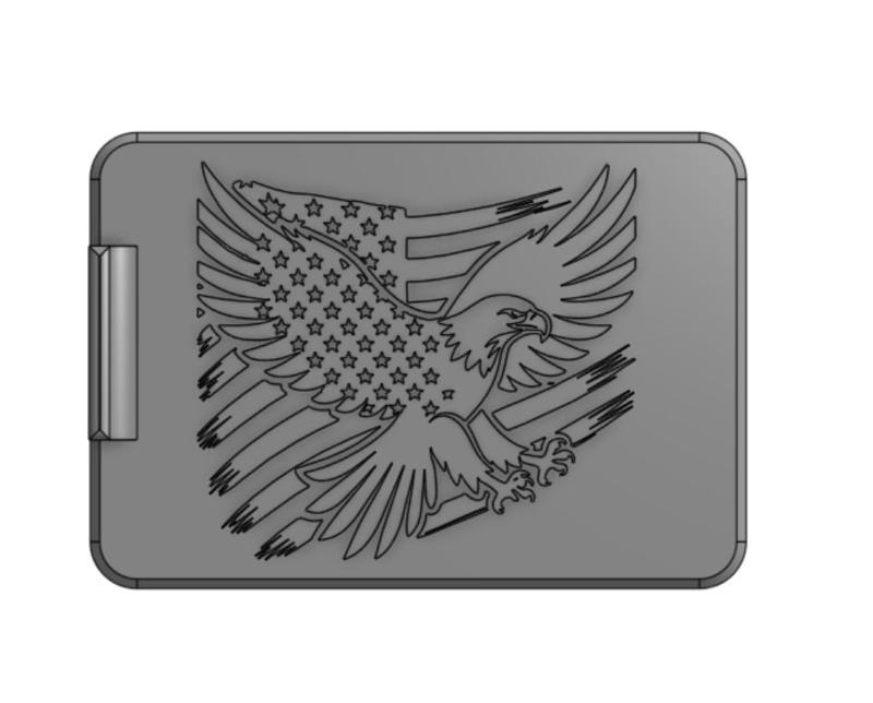 Freedom's Flight Stash: Patriot Eagle Bead Box