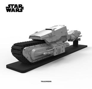 Star Wars First Order Treadspeeder 3D printing file
