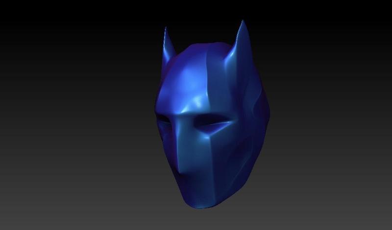 Batman Head LowDetailed