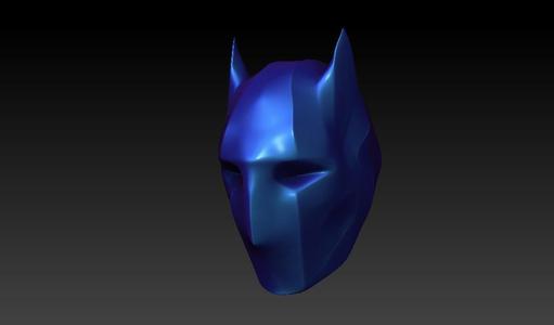 Batman Head LowDetailed