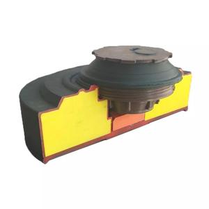 TM-62 model of the Soviet anti-tank mine in section