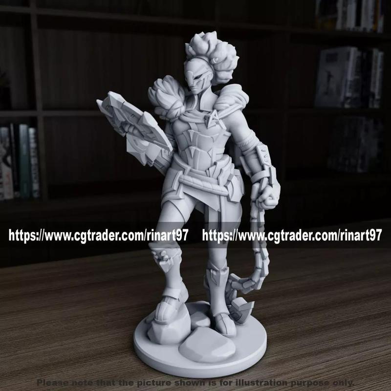 Ambessa 3d print model from league of legends