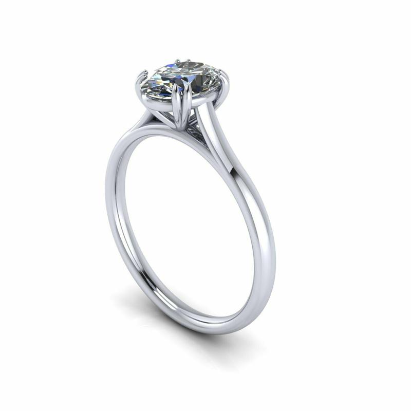 Solitaire Diamond Ring R131