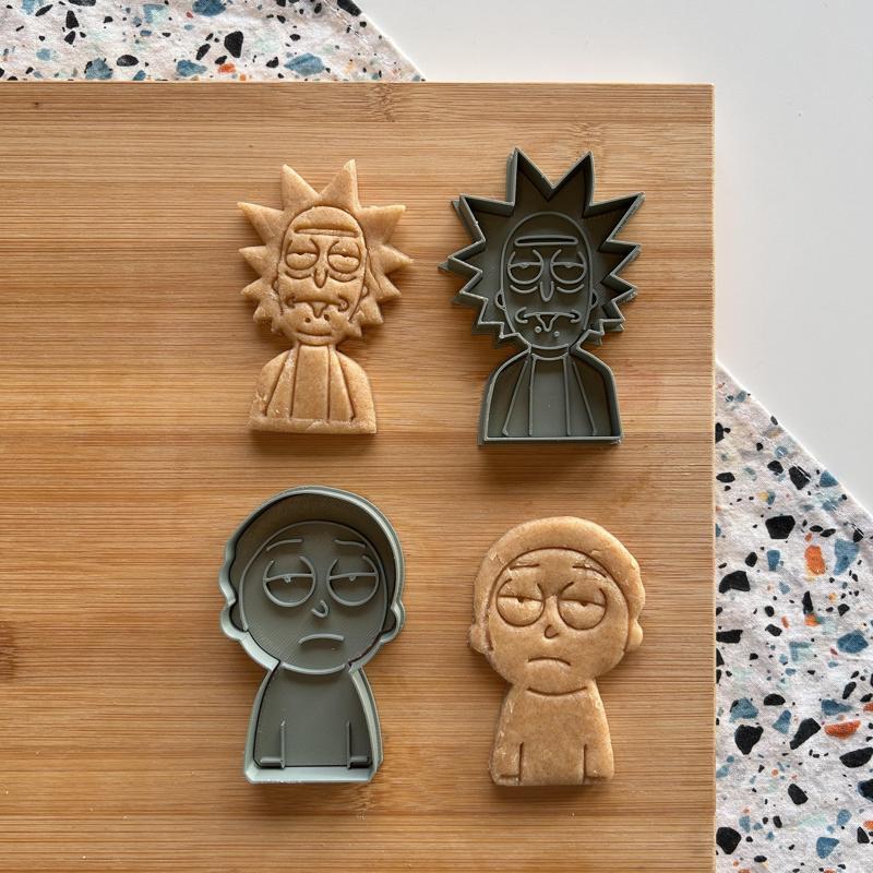 Rick & Morty Cookie Cutters