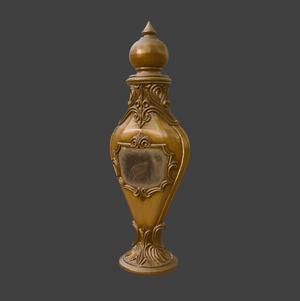 Golden Elegant Potion Bottle