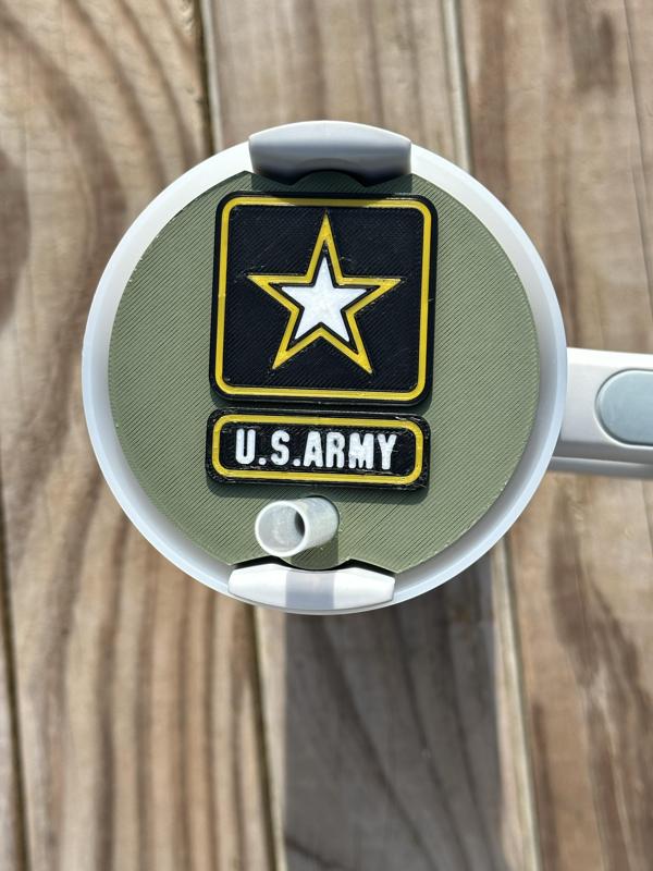 Military Star Lid Topper for 40oz Stanley – US Army Inspired 3D Print File