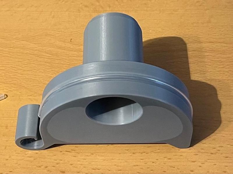 100mm End Cap with 50mm Downpipe Connection