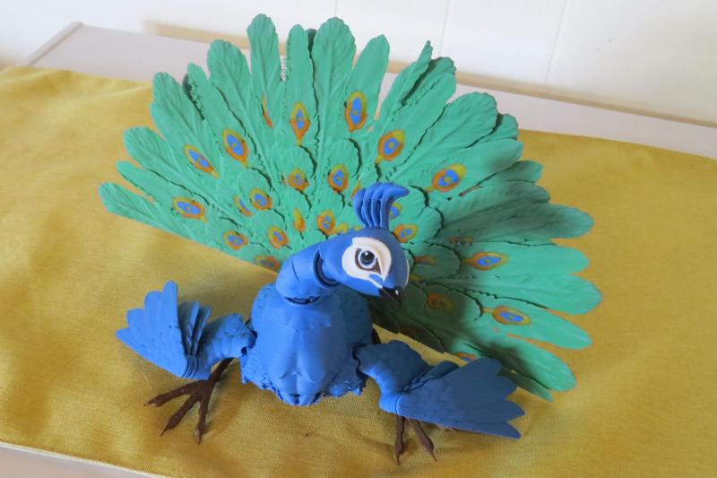 Flexi peacok