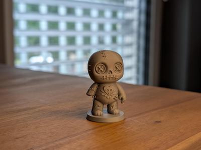 Cute Chibi Voodoo Doll Figurine
