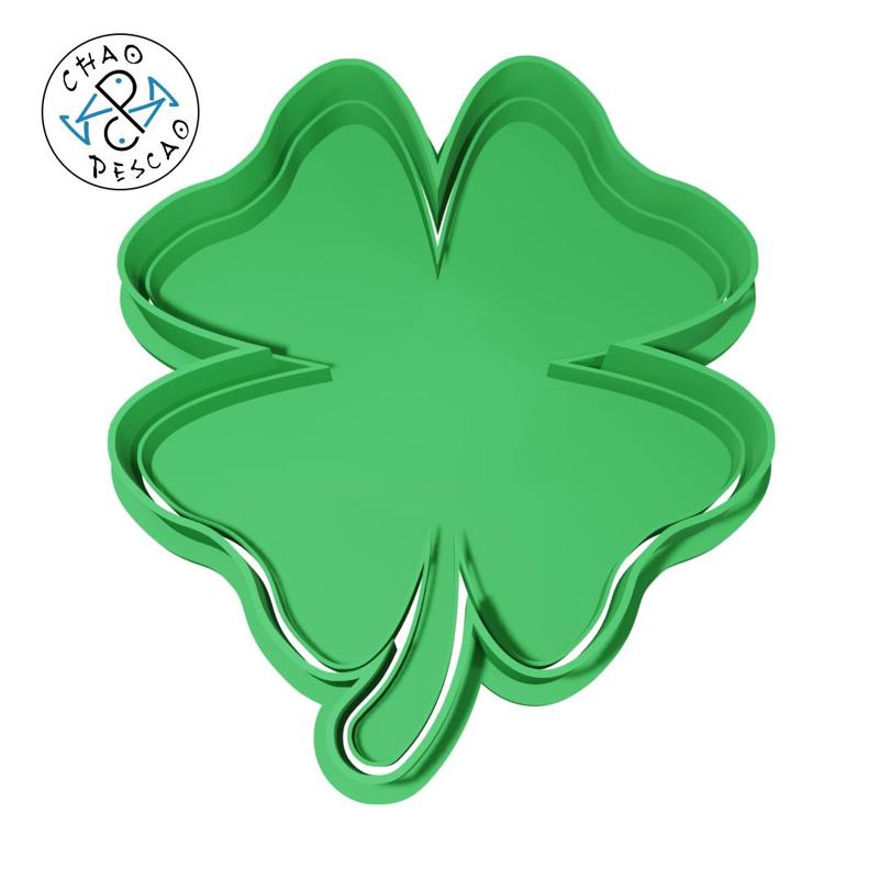 Clover Leaf - Cookie Cutter - Fondant - Polymer Clay