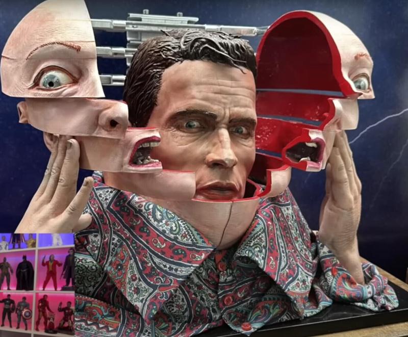 High-Detail 1:1 Arnold Schwarzenegger Bust (Total Recall)