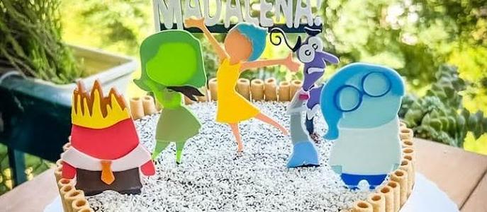 Inside Out Character Cake Toppers