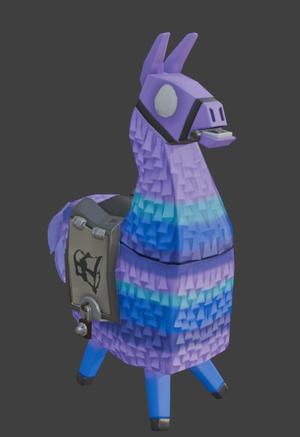 Fortnite Loot Llama Piñata - 3D Print Model STL File