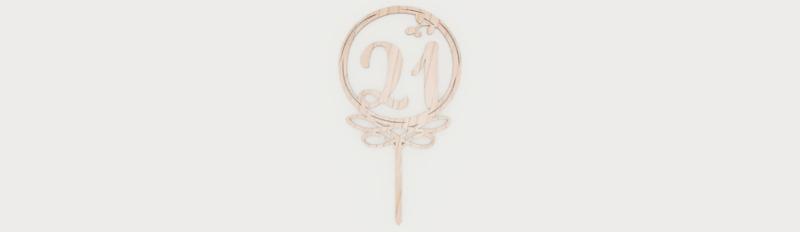 Birthday Cake topper 21