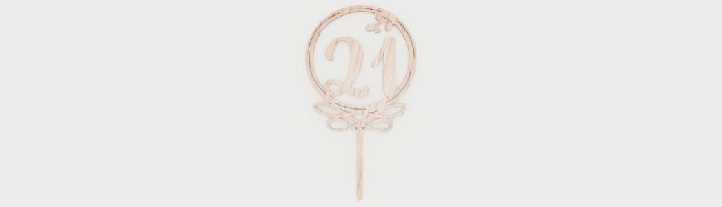 Birthday Cake topper 21