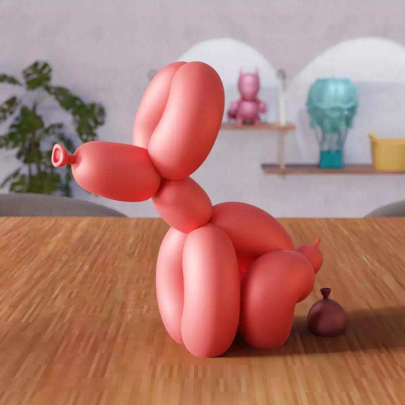 Shitting Balloon Dog - 334