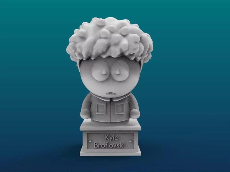 Kyle Broflovski Cartoon Figure Print 3D Printer