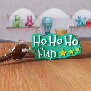 Ho Ho Ho Fun Keychain - 464