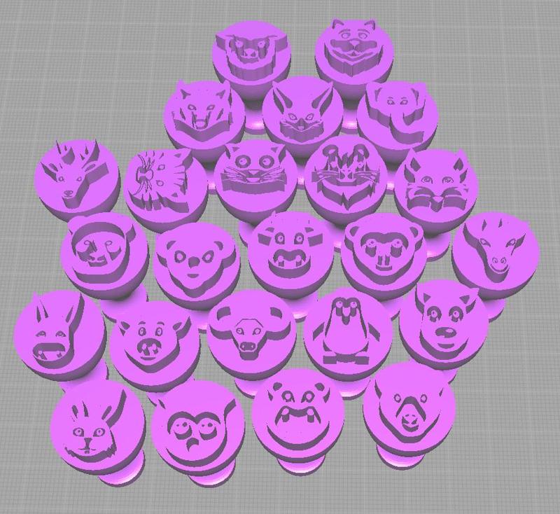 Candy stamp - Animals