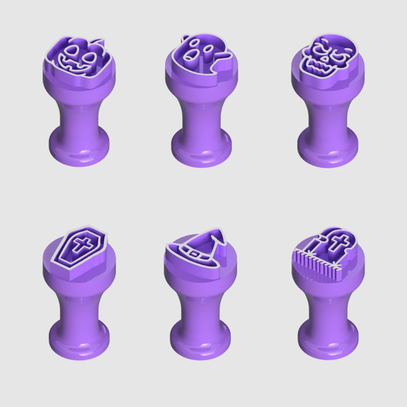 Marker stamps for sweets and brigadeiros - Halloween