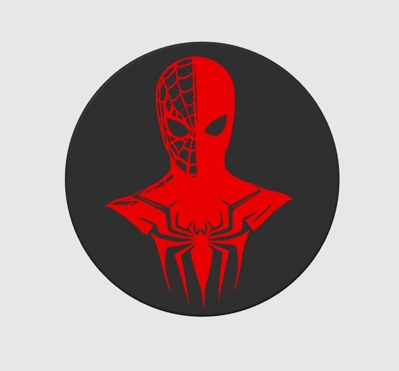 Spiderman Coaster | 3D Printable STL | Superhero Drink Coaster for Marvel Fans