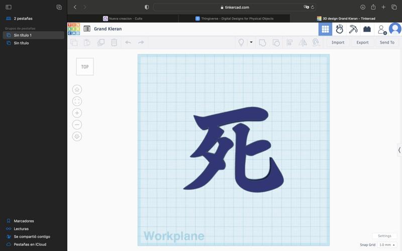 Kanji of Top Elektra Natchios - VERA ART3D