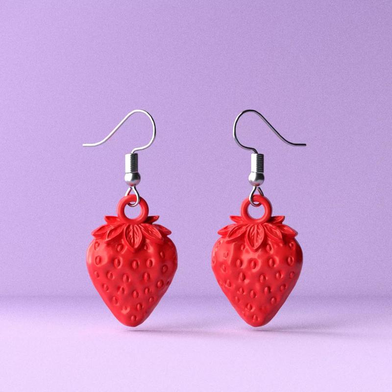 Strawberry Earrings