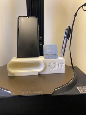 cell phone support and speaker