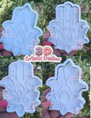 Fatima/Hamsa hand set x4