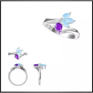 JCD Format Unique color stone rings types of jewelry files