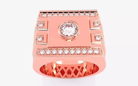 Mens Ring 3dm stl renders details