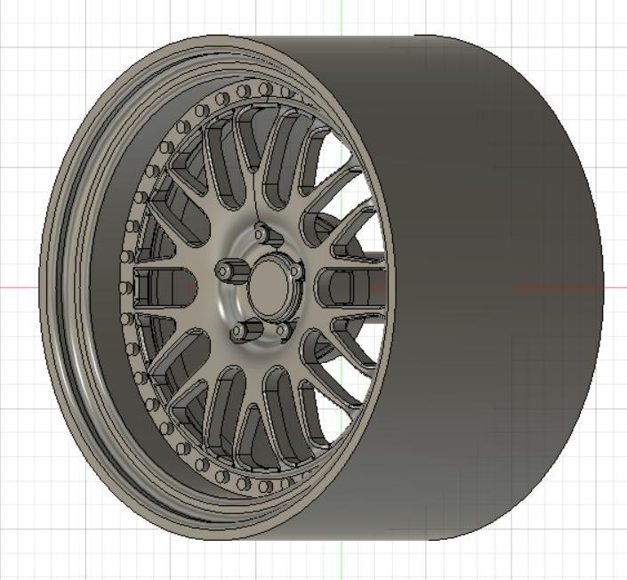 BBS LM wheel (19 inches) 1/24