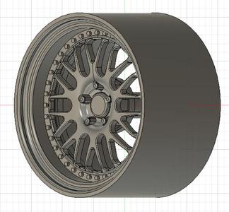 BBS LM wheel (19 inches) 1/24