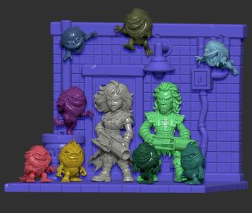Critters Diorama