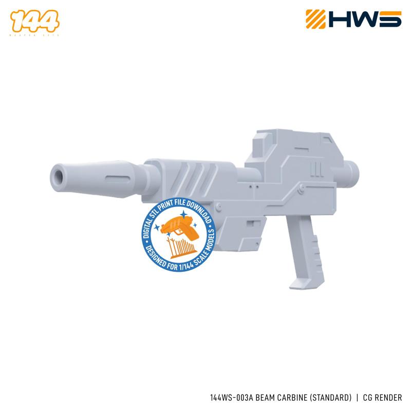 144WS-003A Beam Carbine (Standard). Custom Option Parts for High Grade Model Kits.